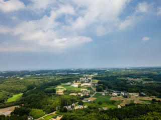 Fototapeta na wymiar Agriculture landscape in Ibaraki of Japan_35