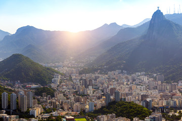 Obraz premium Widok z lotu ptaka Rio de Janeiro
