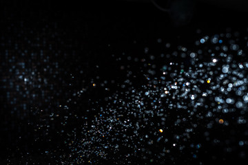 Bokeh background from water