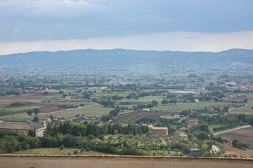 Naklejka premium landscape in Assisi