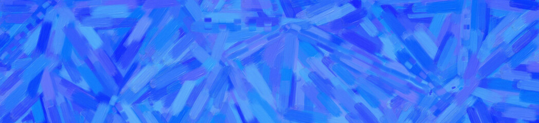 Illustration of blue Abstract Oil Painting banner background.