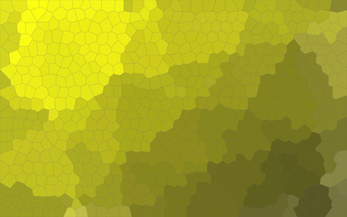 Illustration of lemon yellow and green   Small Hexagon background.