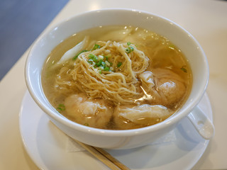 Wonton noodle soup