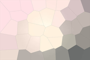 Pink and brown Giant Hexagon background illustration.