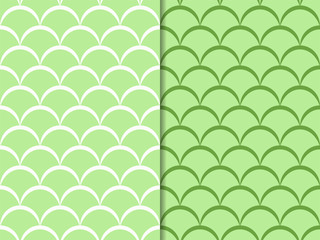 seamless geometric abstract pattern with fish scales