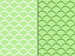 seamless geometric abstract pattern with fish scales