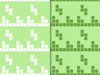 Geometric seamless pattern. Square