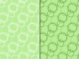 Geometric seamless pattern. Circles and rings