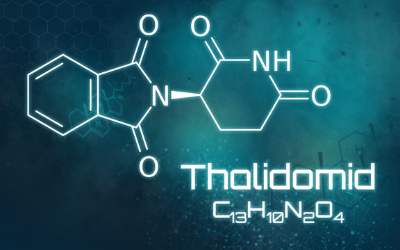 Chemische Formel von Thalidomid