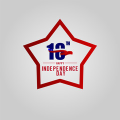 Happy Chile Independence Day Vector Template Design Illustration