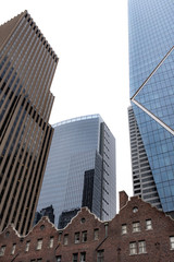 Mix of new and old fashioned buildings