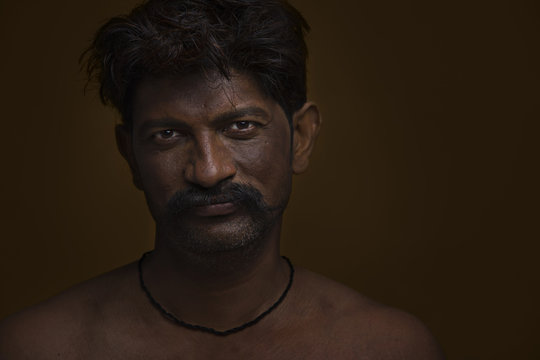 Portrait of rural Indian man