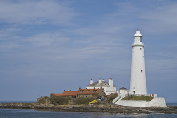 Fototapeta na wymiar St Mary's Lighthouse, Whitley Bay