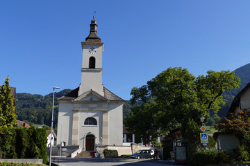Obraz premium Kirche in Satteins Hl. Georg