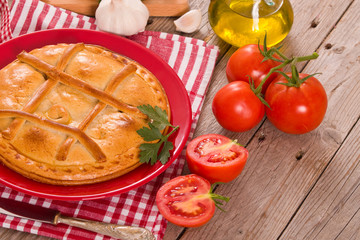 Spanish tuna pie.