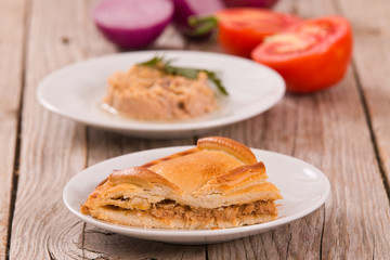 Spanish tuna pie.