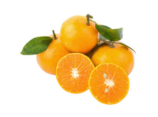 orange  isolated on white background