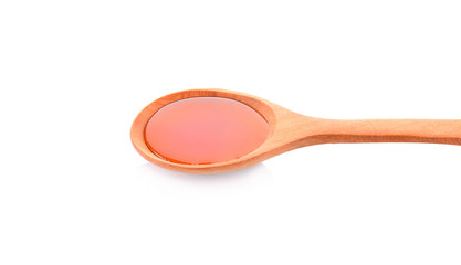 Sweet honey isolated on white background.