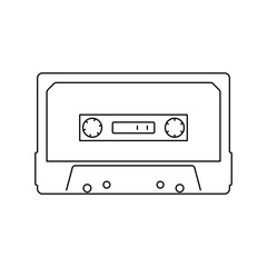 Obraz premium Audio cassette icon