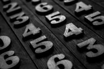 Background of numbers. from zero to nine. Background with numbers. Numbers texture