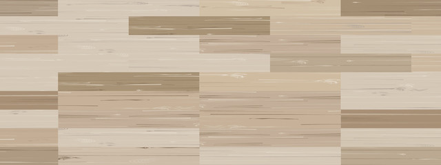 Wood plank pattern and texture for background. Vector.