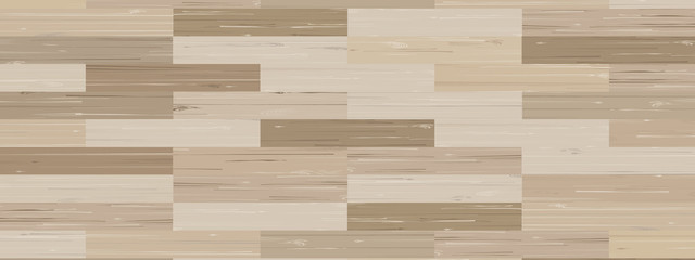 Wood plank pattern and texture for background. Vector.
