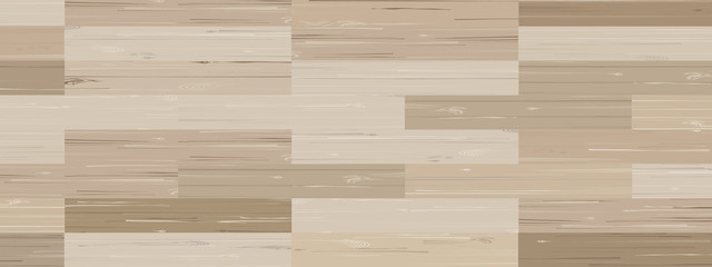 Wood plank pattern and texture for background. Vector.