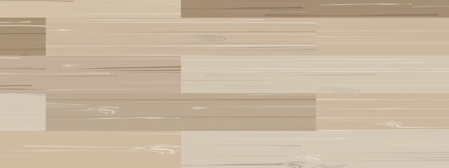 Wood plank pattern and texture for background. Vector.