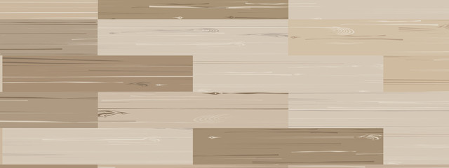 Wood plank pattern and texture for background. Vector.