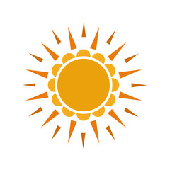 Bright Summer Sun Abstract Shine Illustration Graphic Design