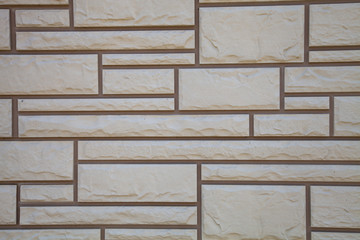 Naklejka premium Gray decorative brick.