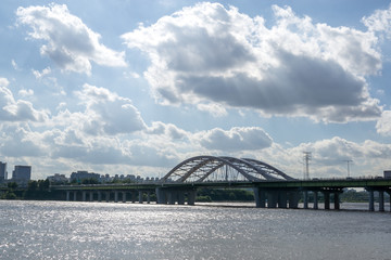 yanghwa bridge and han river