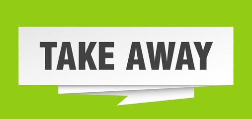 Obraz premium take away