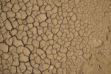 the clay cracked because of the heat