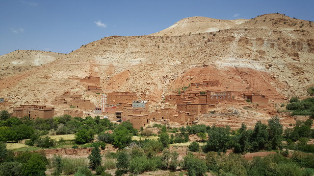Nkob town in Morocco