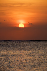 バリ島　クタビーチ　夕日