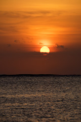 バリ島　クタビーチ　夕日