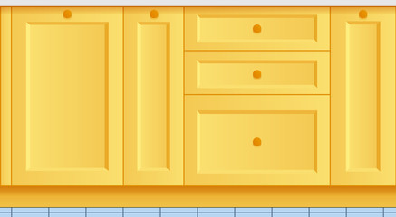 beautiful bright kitchen background. kitchen set. gradient