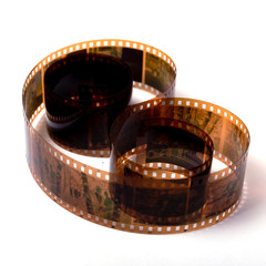 photographic retro-symbol for the shooting process, photochemical laboratory process and technology...