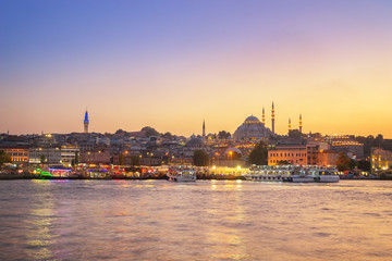 Fototapeta na wymiar Sunset Istanbul, Turkey