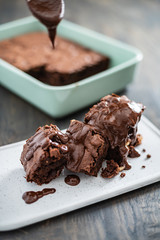 brownie with hazelnuts