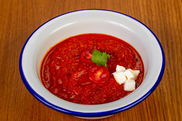 Gazpacho tomato soup