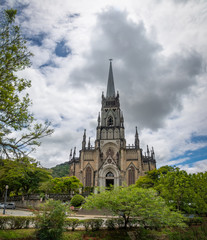Fototapeta na wymiar Petropolis Cathedral of Saint Peter of Alcantara - Petropolis, Rio de Janeiro, Brasil