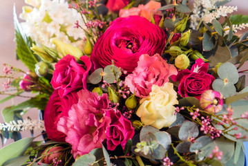 nice flowers in the vase