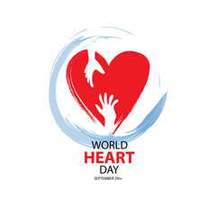 World Heart Day greeting card