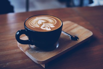 Coffee in coffee shop cafe