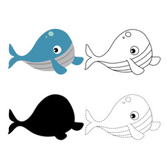 worksheet vector design for kid