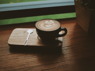 Coffee in coffee shop cafe