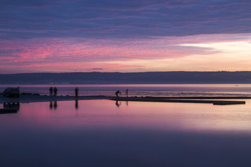 Purple Sunset Reflection