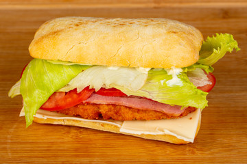 Panini with chicken